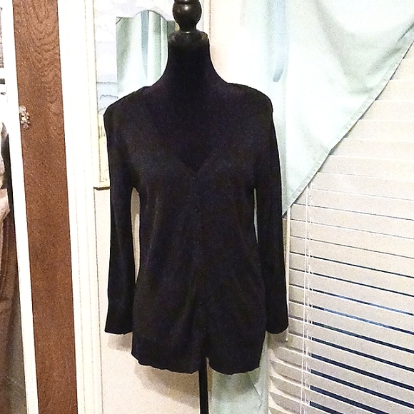 MAK black cardigan size L, like new condition - Picture 1 of 5